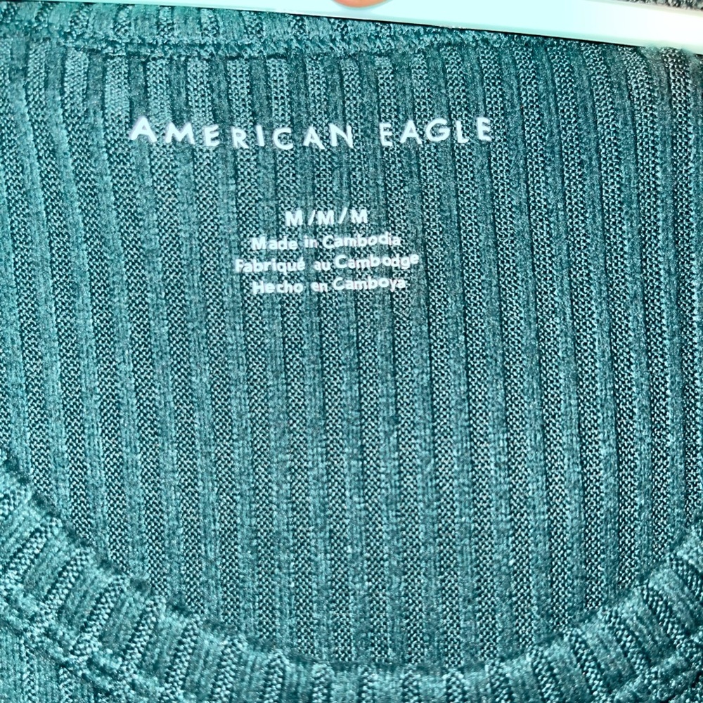 turquoise muscle shirt